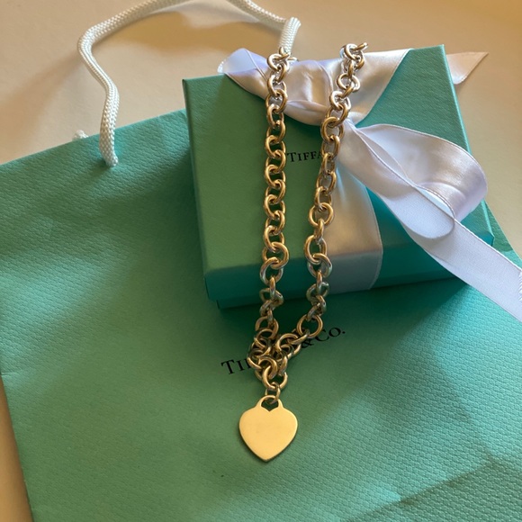 Tiffany & Co. Heart Tag Link Chain Necklace